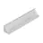Topmet LED Profil CABI12 E slide - 1m - Complete set - Aluminium raw alu.