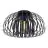 Eglo Lampa sufitowa Encinitos 1 Stal Czarny | Nadaje Się Do E27