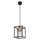 Ledvance Decor Nairobi Stal Lampa Wisząca Czarny | Nadaje Się Do E27
