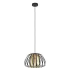 Eglo Lampa Wisząca Encinitos Czarny, Złoty | Nadaje Się Do E27